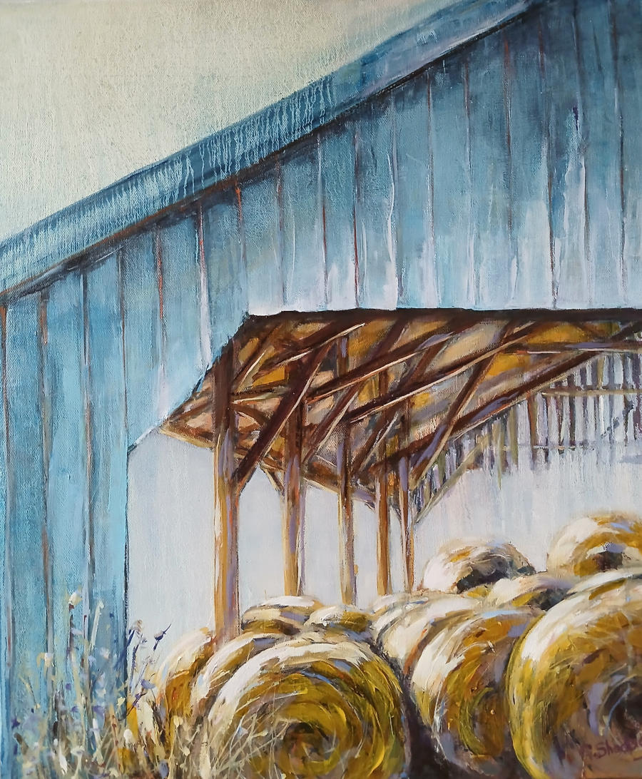 Hay Bales in Brittany 2